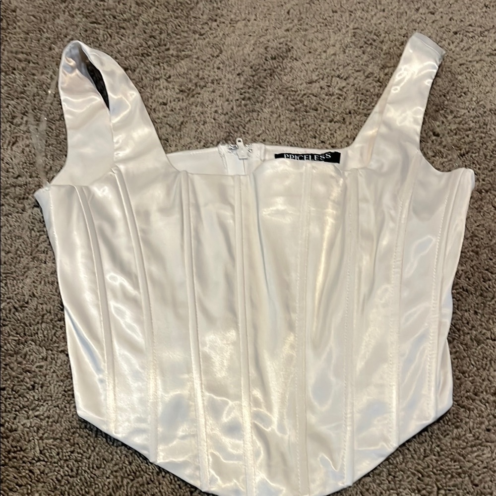 White Corset Top